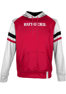 ProSphere Rutgers Scarlet Knights Youth Red Old School Long Sleeve Hoodie