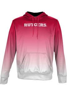 ProSphere Rutgers Scarlet Knights Youth Red Zoom Long Sleeve Hoodie
