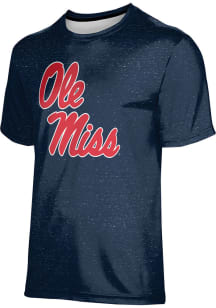 ProSphere Ole Miss Rebels Youth Navy Blue Heather Short Sleeve T-Shirt