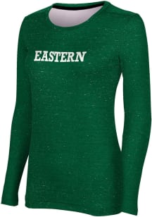 ProSphere Eastern Michigan Eagles Womens Green Heather LS Tee