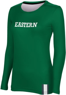 ProSphere Eastern Michigan Eagles Womens Green Solid LS Tee