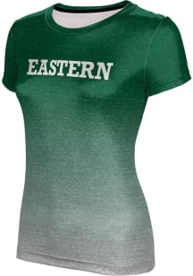 ProSphere Eastern Michigan Eagles Womens Green Ombre Short Sleeve T-Shirt