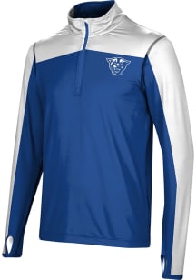 ProSphere Georgia State Panthers Mens Blue Sharp Long Sleeve 1/4 Zip Pullover