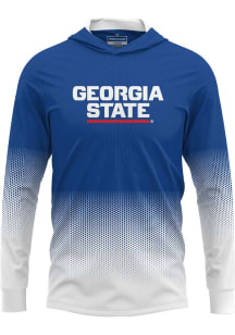 ProSphere Georgia State Panthers Mens Blue Hex Pro Long Sleeve Hoodie