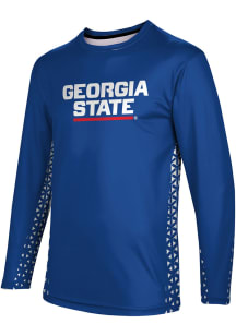 ProSphere Georgia State Panthers Blue Geometric Long Sleeve T Shirt