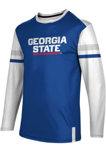 ProSphere Georgia State Panthers Blue Old School Long Sleeve T Shirt
