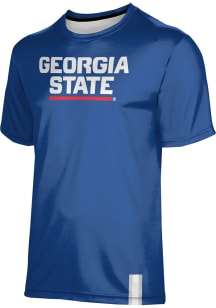 ProSphere Georgia State Panthers Blue Solid Short Sleeve T Shirt