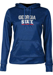 ProSphere Georgia State Panthers Womens Blue Heather Hooded Sweatshirt