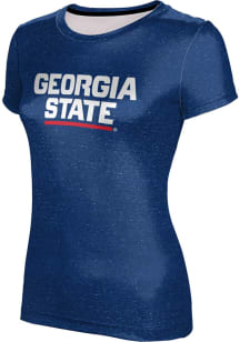 ProSphere Georgia State Panthers Womens Blue Heather Short Sleeve T-Shirt