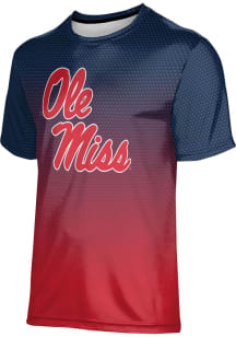 ProSphere Ole Miss Rebels Youth Navy Blue Zoom Short Sleeve T-Shirt