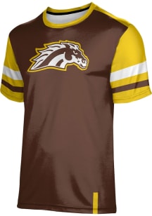 Western Michigan Broncos Brown ProSphere Old School Short Sleeve T Shirt