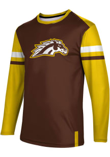 ProSphere Western Michigan Broncos Brown Old School Long Sleeve T Shirt