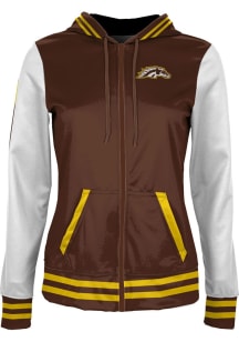 Womens Western Michigan Broncos Brown ProSphere Letterman Light Weight Jacket