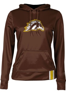 ProSphere Western Michigan Broncos Womens Brown Solid Hooded Sweatshirt