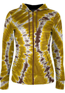 Womens Western Michigan Broncos Brown ProSphere Tie Dye Light Weight Jacket