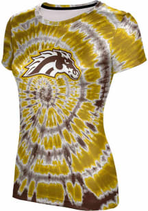 Western Michigan Broncos Brown ProSphere Tie Dye Short Sleeve T-Shirt