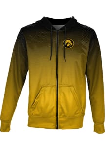 Mens Iowa Hawkeyes Black ProSphere Zoom Light Weight Jacket