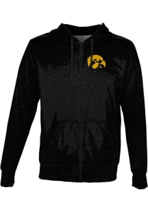 Mens Iowa Hawkeyes Black ProSphere Heather Light Weight Jacket