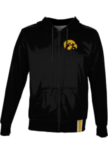 Mens Iowa Hawkeyes Black ProSphere Solid Light Weight Jacket