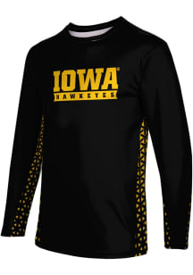 Mens Iowa Hawkeyes Black ProSphere Geometric Tee