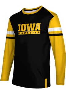 Mens Iowa Hawkeyes Black ProSphere Old School Tee