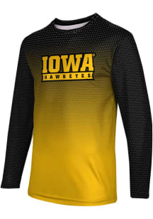 Mens Iowa Hawkeyes Black ProSphere Zoom Tee