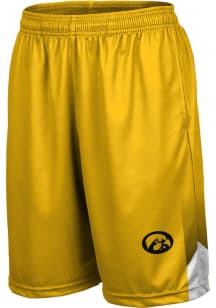 Mens Iowa Hawkeyes Black ProSphere Secondskin Shorts