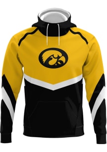 Mens Iowa Hawkeyes Black ProSphere Legacy Hooded Sweatshirt