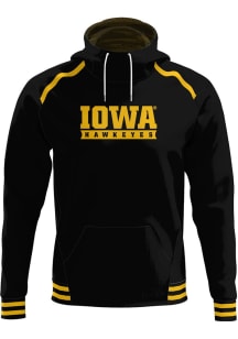 Mens Iowa Hawkeyes Black ProSphere Classic Hooded Sweatshirt