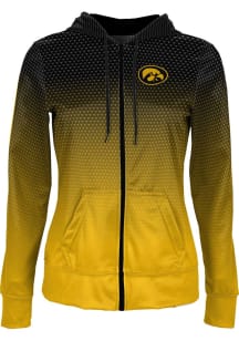 Womens Iowa Hawkeyes Black ProSphere Zoom Light Weight Jacket