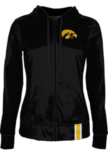 Womens Iowa Hawkeyes Black ProSphere Solid Light Weight Jacket