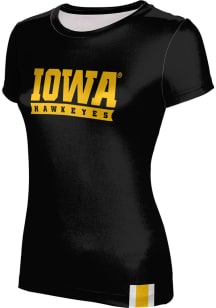 Iowa Hawkeyes Black ProSphere Solid Short Sleeve T-Shirt