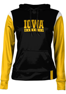 Womens Iowa Hawkeyes Black ProSphere Tailgate Hooded Sweatshirt