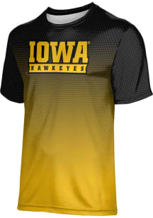 Youth Iowa Hawkeyes Black ProSphere Zoom Short Sleeve T-Shirt