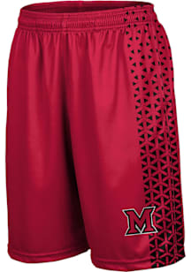 ProSphere Miami RedHawks Mens Red Geometric Shorts