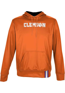 ProSphere Clemson Tigers Mens Orange Solid Long Sleeve Hoodie