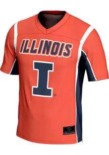 Mens Illinois Fighting Illini Orange ProSphere Rival Football Jersey