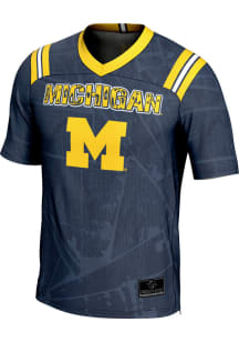 ProSphere Michigan Wolverines Navy Blue Vigor Football Jersey