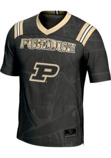 Mens Purdue Boilermakers Black ProSphere Vigor Football Jersey