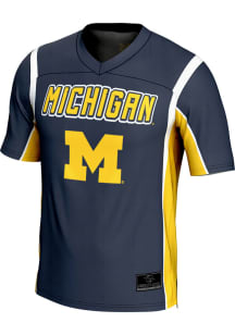 ProSphere Michigan Wolverines Youth Navy Blue Rival Football Jersey