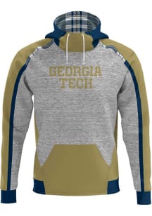 ProSphere GA Tech Yellow Jackets Mens Gold Heritage Long Sleeve Hoodie