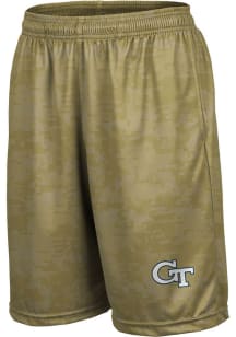 ProSphere GA Tech Yellow Jackets Mens Gold Digital Shorts