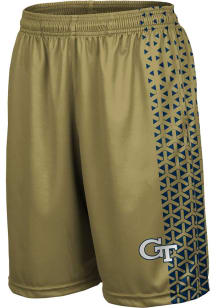 ProSphere GA Tech Yellow Jackets Mens Gold Geometric Shorts