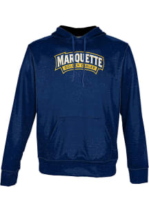 ProSphere Marquette Golden Eagles Youth Blue Heather Long Sleeve Hoodie