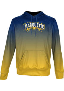 ProSphere Marquette Golden Eagles Youth Blue Zoom Long Sleeve Hoodie