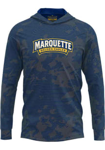 ProSphere Marquette Golden Eagles Mens Blue Disrupter Long Sleeve Hoodie