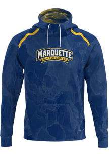 ProSphere Marquette Golden Eagles Mens Blue Element Long Sleeve Hoodie