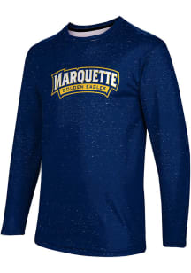 ProSphere Marquette Golden Eagles Blue Heather Long Sleeve T Shirt