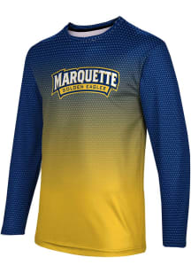 ProSphere Marquette Golden Eagles Blue Zoom Long Sleeve T Shirt