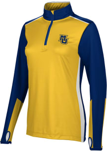 ProSphere Marquette Golden Eagles Womens Blue Counter 1/4 Zip Pullover